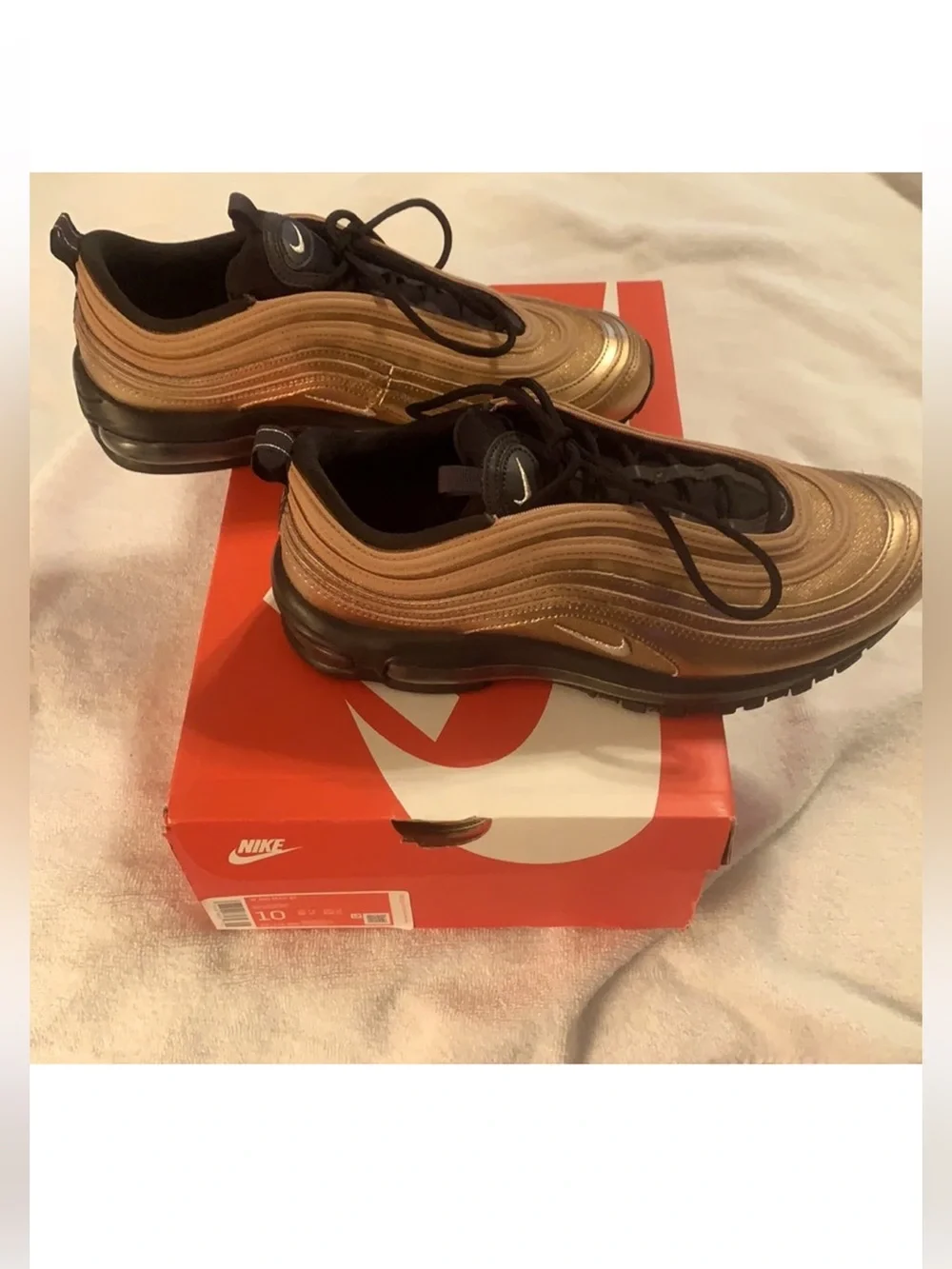 Nike Air Max 97 Women's Sneakers — Bronze/Black
